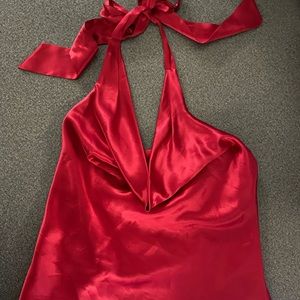 Banana republic silk halter top
